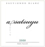 Kenzo Estate Asatsuyu Sauvignon Blanc 2008  Front Label