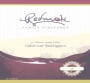 Redmon Family Vineyards  St. Helena Cabernet Sauvignon 2008 Front Label