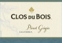 Clos du Bois Pinot Grigio 2010  Front Label