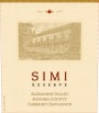Simi Reserve Cabernet Sauvignon 2013 Front Label