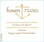 Foxen 7200 Range 30 West 2015  Front Label