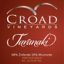 Croad Vineyards Taranaki 2009  Front Label