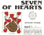 Seven of Hearts Pinot Noir 2015  Front Label
