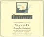 Jaffurs Ampelos Vineyard Syrah 2008 Front Label