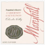 Maryhill Proprietor's Reserve Cabernet Sauvignon 2002 Front Label