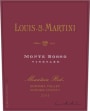 Louis Martini Monte Rosso Vineyard Mountain Red 2013 Front Label
