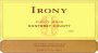 Irony Monterey Pinot Noir 2005  Front Label