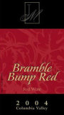JM Cellars Bramble Bump Red 2004 Front Label