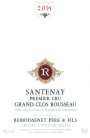 Remoissenet Santenay Grand Clos Rosseau Premier Cru 2014 Front Label
