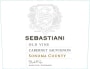 Sebastiani Old Vine Cabernet Sauvignon 2014 Front Label