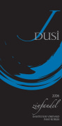 J Dusi Wines Dante Dusi Vineyard Zinfandel 2006  Front Label