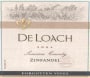 DeLoach Forgotten Vines Zinfandel 2004 Front Label