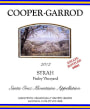 Cooper-Garrod Estate Vineyards Finley Vineyard Syrah 2012 Front Label