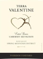 Terra Valentine Yverdon Vineyard Cabernet Sauvignon 2011 Front Label