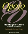 Opolo Montagna-Mare Red Blend 2007 Front Label