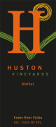 Huston Vineyards Malbec 2013 Front Label