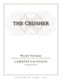 The Crusher Cabernet Sauvignon 2009  Front Label