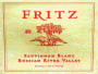 Fritz Russian River Valley Sauvignon Blanc 2007  Front Label