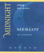 Midnight Cellars Winery Estate Merlot 2004 Front Label