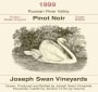 Joseph Swan Trenton Estate Vineyard Pinot Noir 1999 Front Label