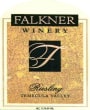Falkner Winery Riesling 2009  Front Label