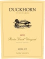 Duckhorn Rector Creek Vineyard Merlot 2011 Front Label