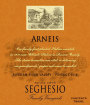 Seghesio Arneis 2016 Front Label