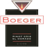 Boeger Pinot Gris 2016 Front Label