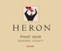 Heron Sonoma County Pinot Noir 2008  Front Label