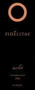 Fidelitas Merlot 2008 Front Label