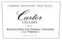 Carter Cellars Cabernet Sauvignon Beckstoffer Las Piedras Vineyard La Verdad 2015  Front Label
