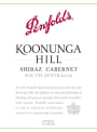 Penfolds Koonunga Hill Shiraz Cabernet 2007  Front Label