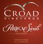 Croad Vineyards Petite Sirah 2009  Front Label