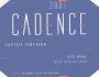 Cadence Tapteil Vineyard Red 2001 Front Label