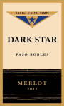 Dark Star Cellars Merlot 2015 Front Label