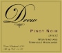 Drew Weir Vineyard Pinot Noir 2005  Front Label