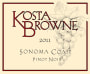 Kosta Browne Sonoma Coast Pinot Noir 2011 Front Label