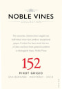 Noble Vines 152 Pinot Grigio 2015  Front Label