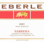 Eberle Barbera 2007 Front Label