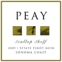 Peay Vineyards Scallop Shelf Pinot Noir 2009  Front Label