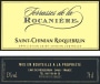 Cave de Roquebrun Saint-Chinian-Roquebrun Terrasses del Rocaniere 2014  Front Label