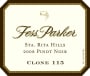 Fess Parker Clone 115 Pinot Noir 2008  Front Label