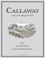 Callaway Cellar Selection Sauvignon Blanc 2015  Front Label
