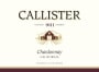 Callister Vintage Reserve Chardonnay 2011  Front Label