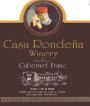 Casa Rondena Cabernet Franc 2014  Front Label