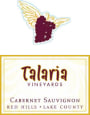 Talaria Vineyards  2014  Front Label