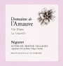 Domaine de l'Amauve Cotes du Rhone Villages Seguret La Daurele Blanc 2017  Front Label