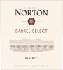 Bodega Norton Barrel Select Malbec 2016  Front Label