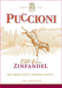 Puccioni Vineyards Old Vine Zinfandel 2015  Front Label