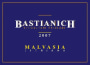 Bastianich Malvasia Istriana 2007  Front Label